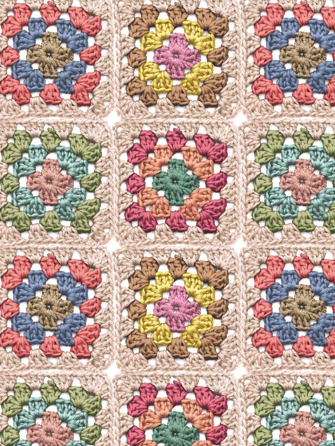 Custom Granny Square Blanket – The Little Yarn Garden